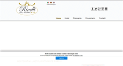 Desktop Screenshot of hotelrinelli.com