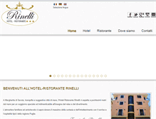 Tablet Screenshot of hotelrinelli.com